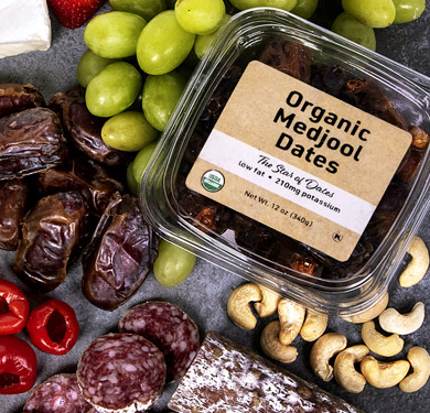 Carton of Organic Medjool Dates